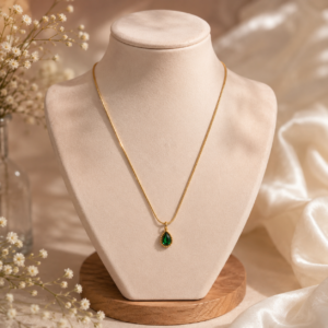 Emerald Dewdrop Necklace