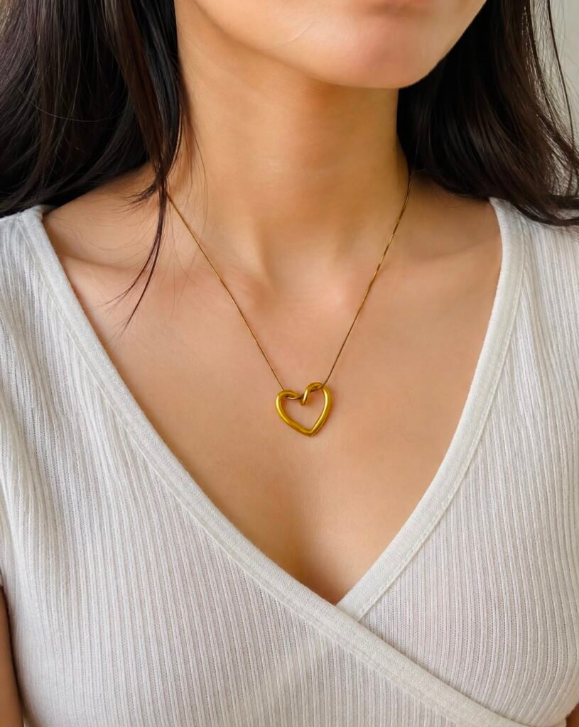 Classic Open Heart Necklace