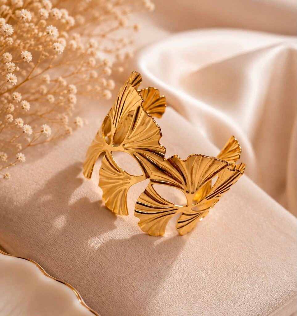 Ginko Glow cuff