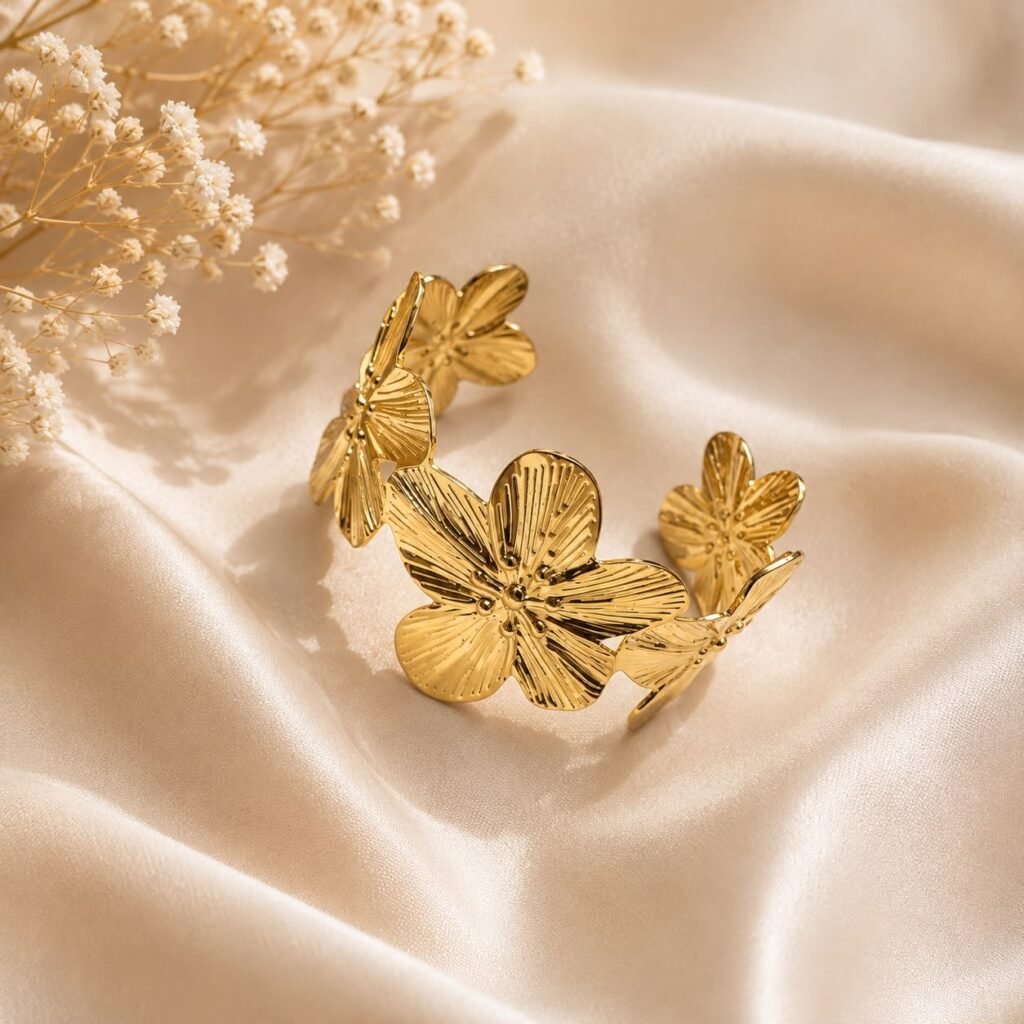 Blooming Petals Cuff