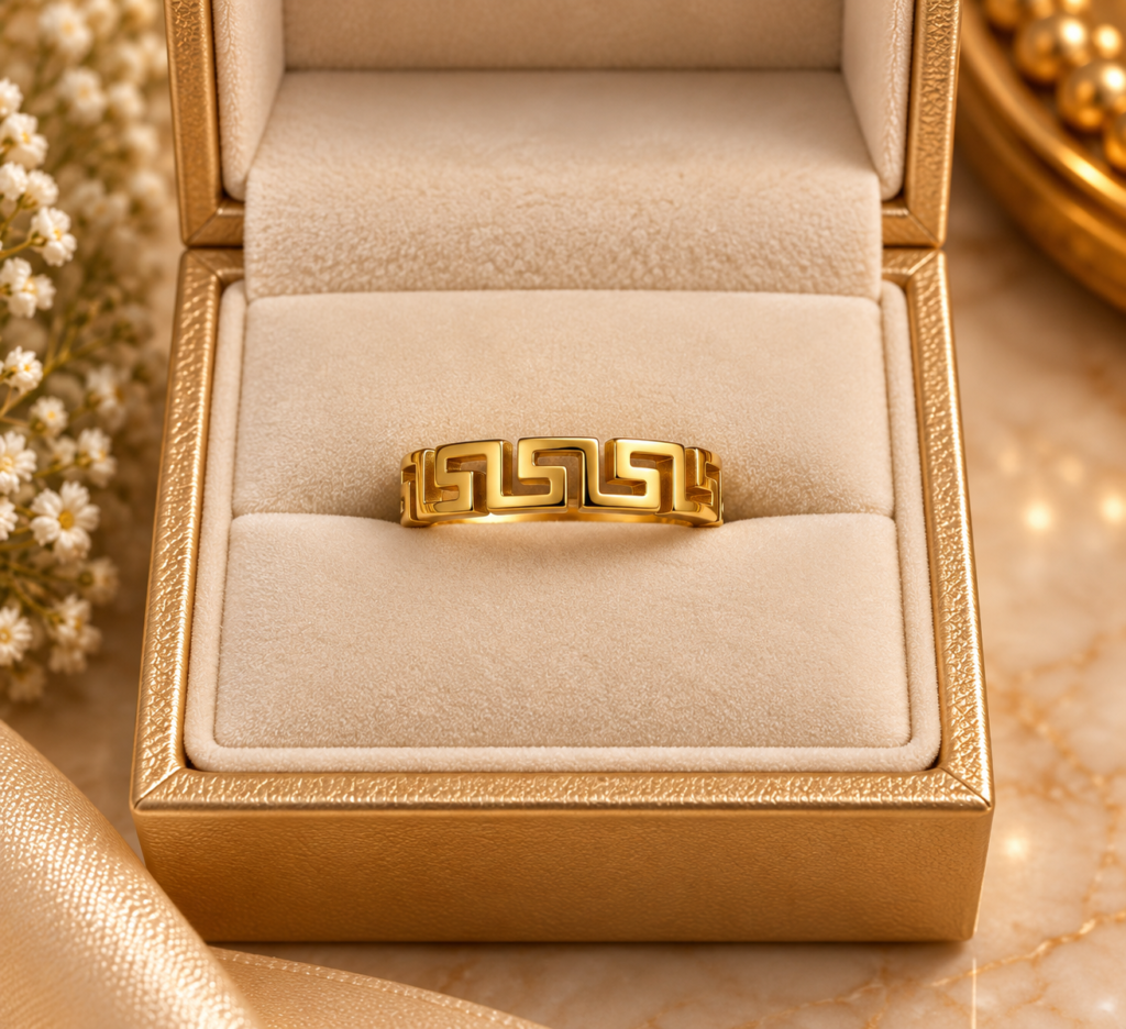 Golden Greek Ring