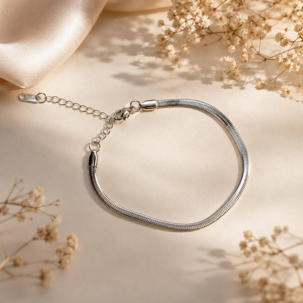 Silver Snake Bracelet