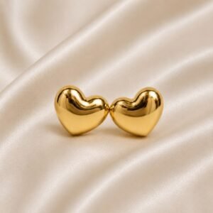 Classic Heart Stud Earrings