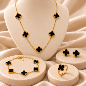 Black Clover Luxe Jewelry Set