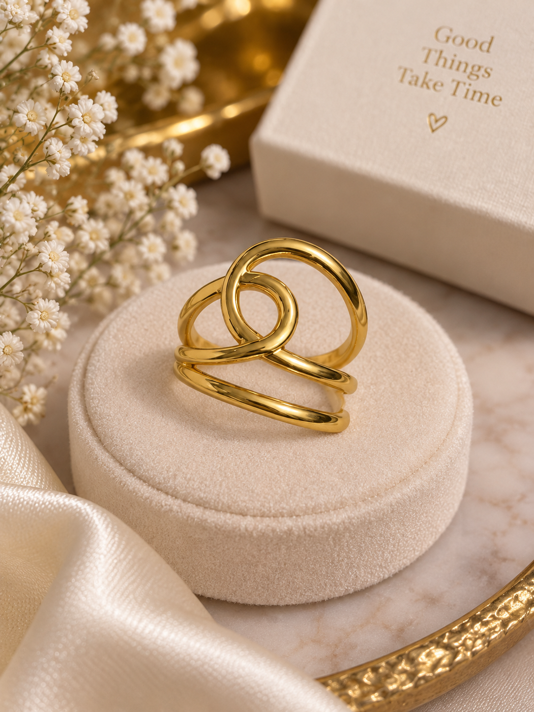 Golden Embrace Ring